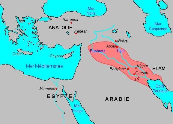 L'Empire Mésopotamien sous le règne de Sargon Ier
