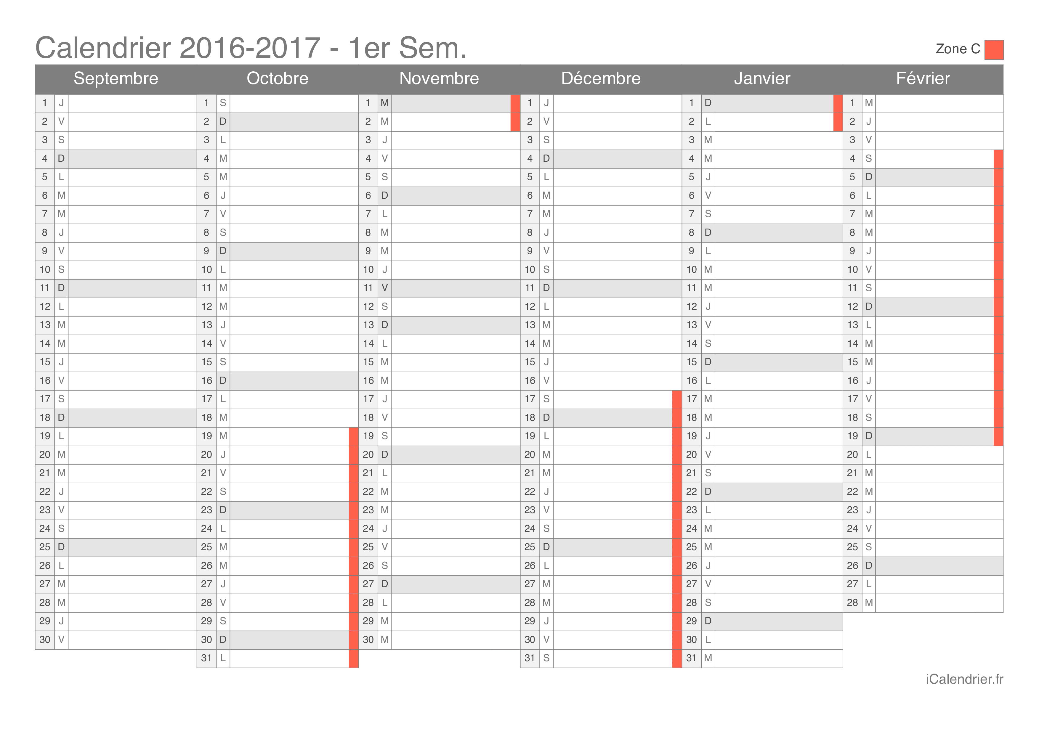 Date de la rentrée 2016 et dates des vacances 2016 / 2017 Pratique Le