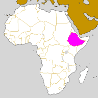 Situation de l'Éthiopie en Afrique