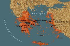 Carte de la période grecque archaïque