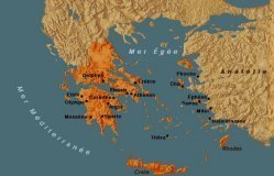 Carte de la période grecque classique