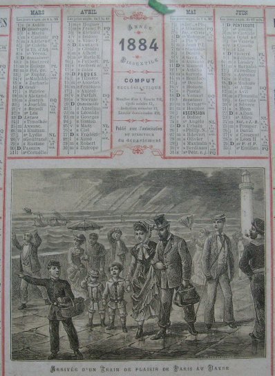Almanach des Postes et des Télégraphes 1884
