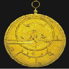 Astrolabe français du XV ème siècle face recto