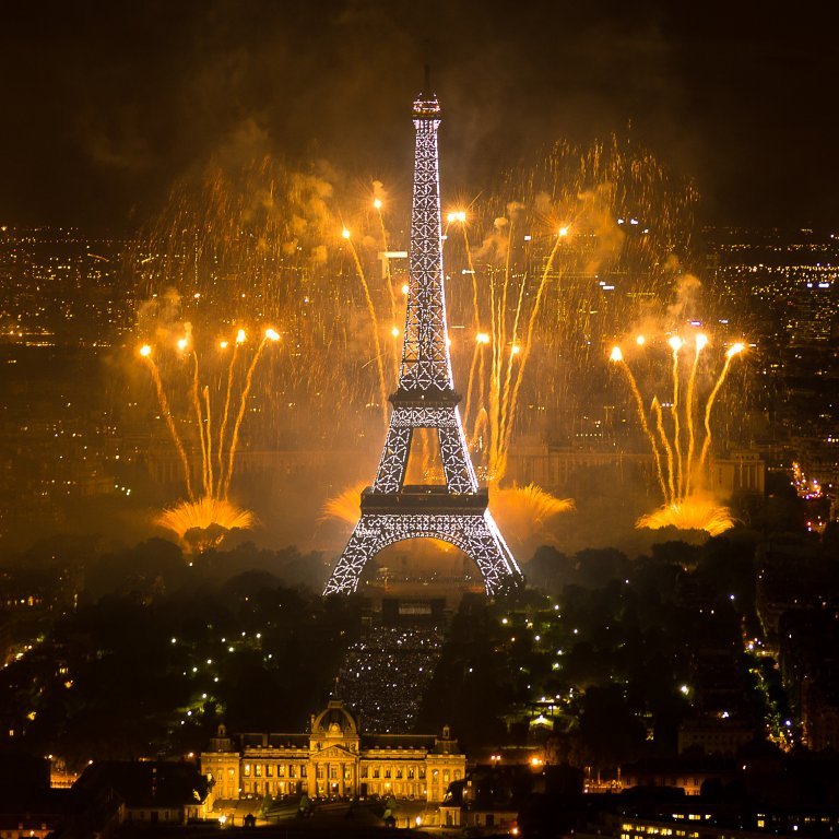 Feu d'artifice Tour Eiffel