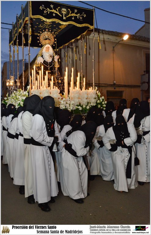Rencontre entre Jésus Nazareno de Medinaceli et La Dolorosa, Santa Olalla (Tolède)