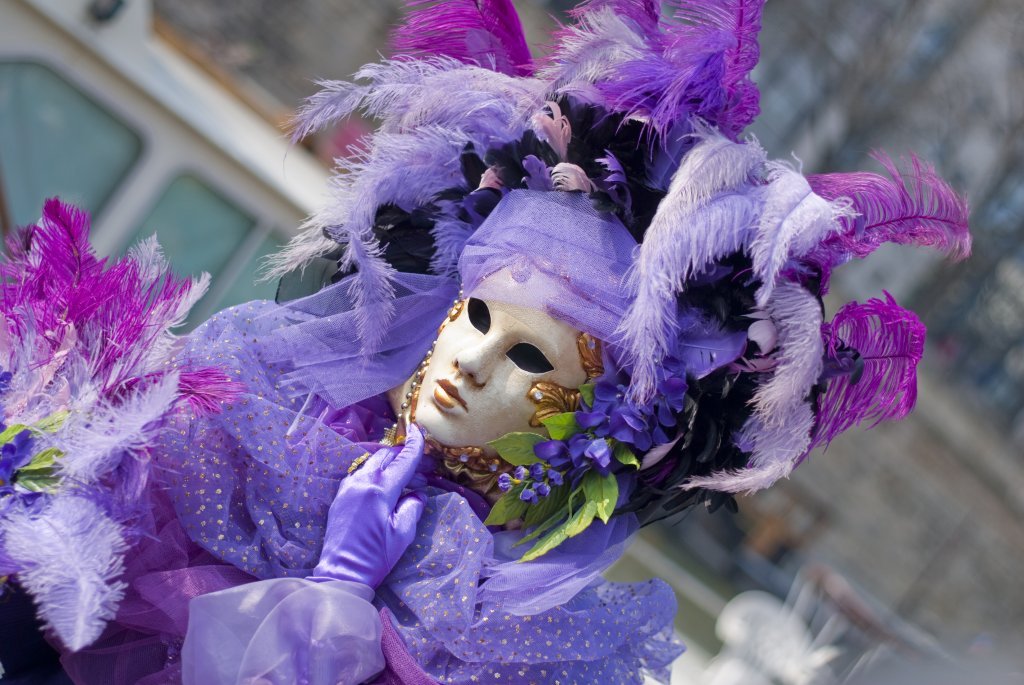 Personne déguisée pour le carnaval de Venise