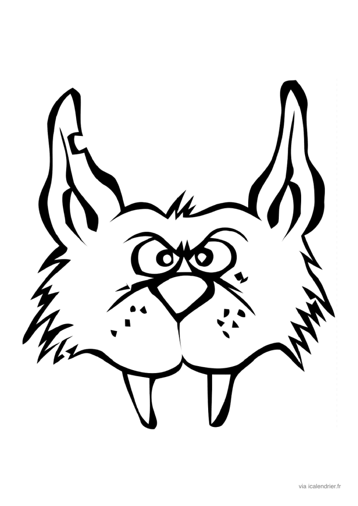 Maque de loup un peu méchant