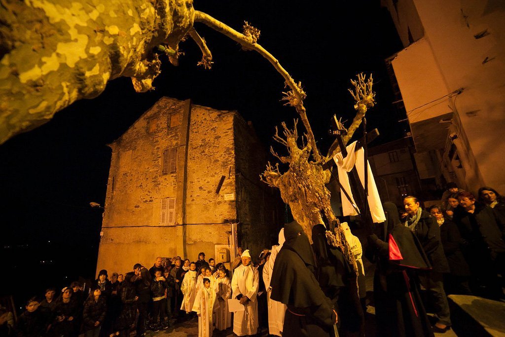 Procession du Vendredi Saint en Corse à Cervione