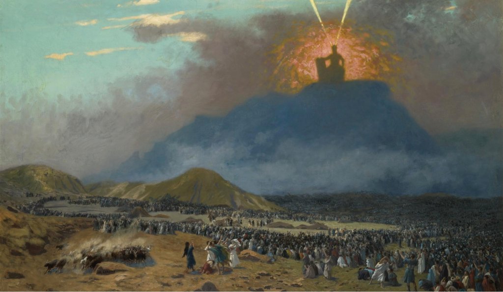 Moïse sur le Mont Sinaï, par Jean-Léon Gérôme, vers 1897