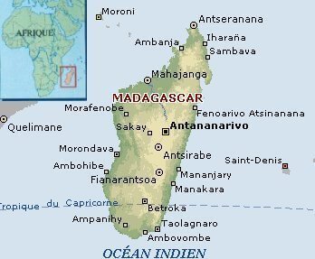 Carte générale de Madagascar