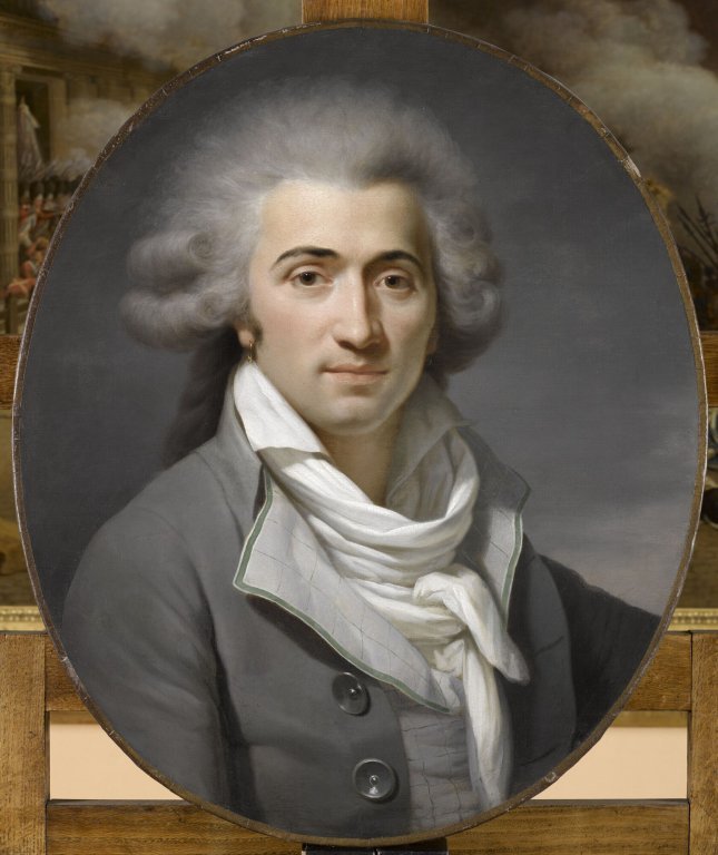 Philippe-François-Nazaire Fabre d'Eglantine, huile sur toile vers 1790-1794