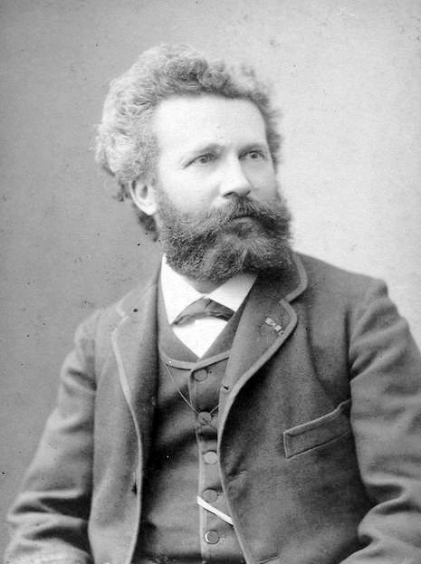 Camille Flammarion photographié par Eugène Pirou en 1883