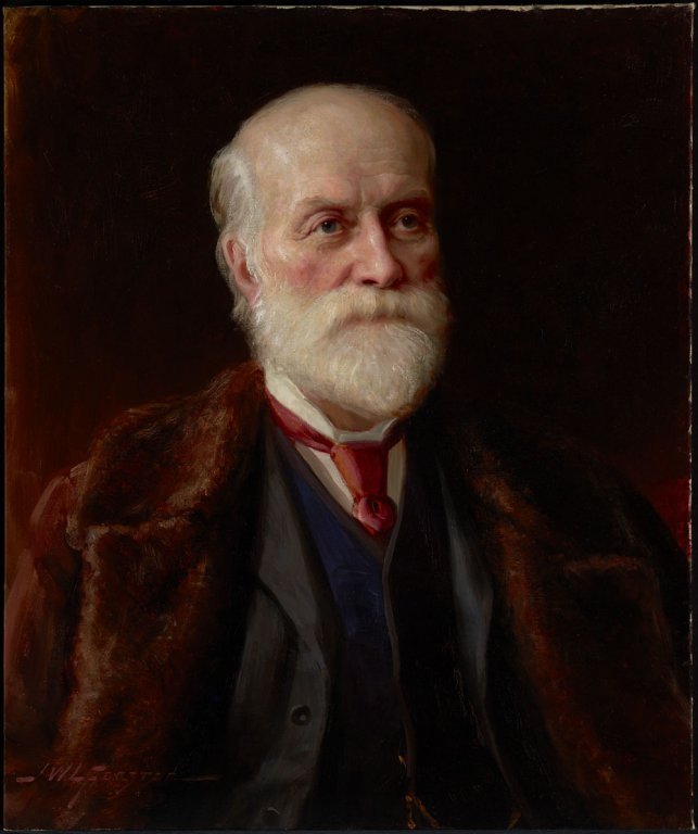 Portrait de Sir Sanford Fleming, huile sur toile, 1892 par John Wycliffe Lowes Forester.