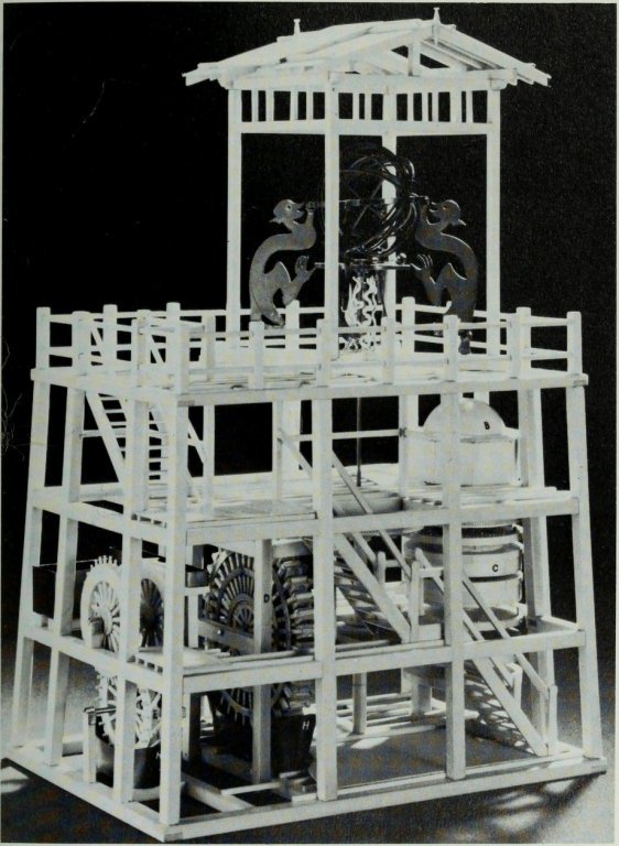 Photo de la maquette réalisée par le British Museum en 1965, extraite du livre The genius of China : 3,000 years of science, discovery, and invention, par Robert Temple