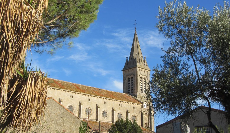 Église catholique à Homps, Languedoc-Roussillon