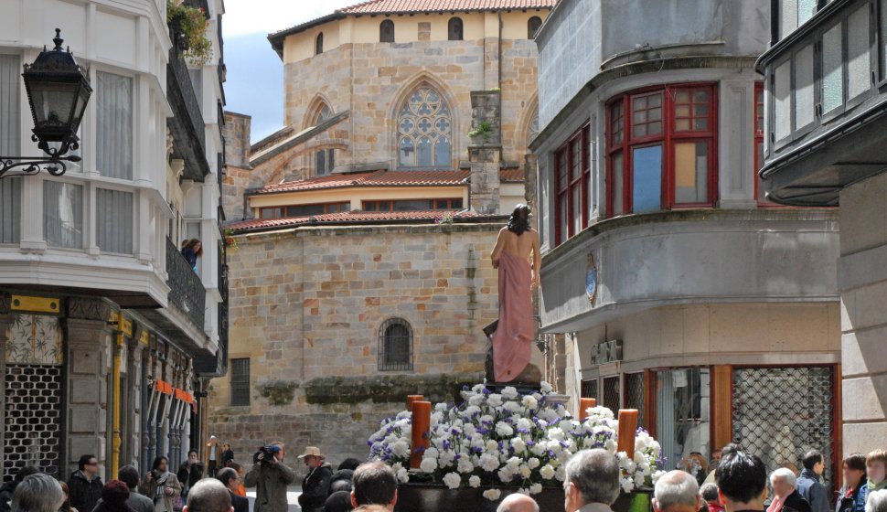 Procession de la pentecôte à Bilbao, Espagne