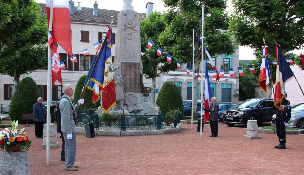 Commémoration de l'appel du 18 juin du général de Gaulle au Val-d'Ajol (88340)