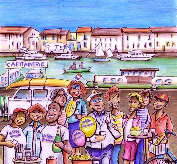 Illustration de la fête des Plaisanciers
