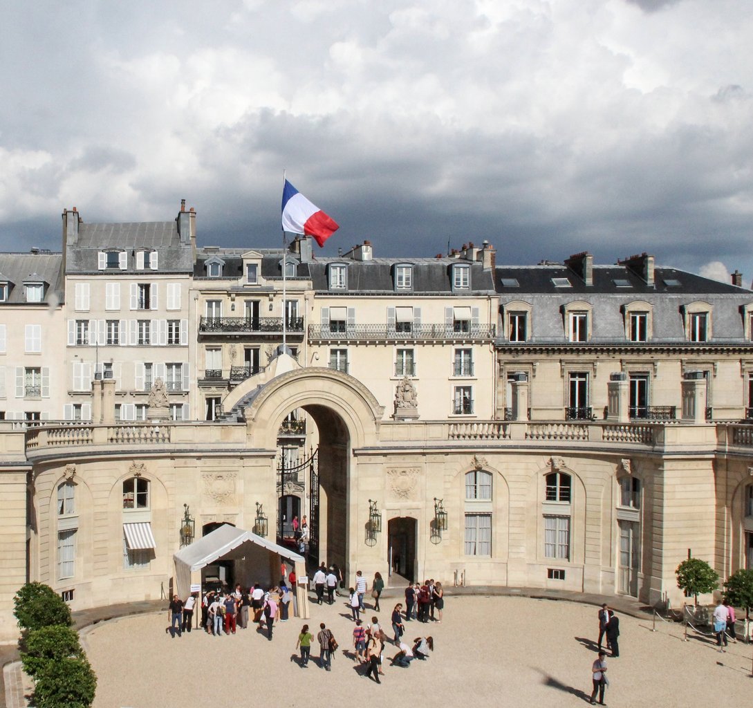 Cour du Palais de l'Élysée (Paris) lors des JEP 2014.