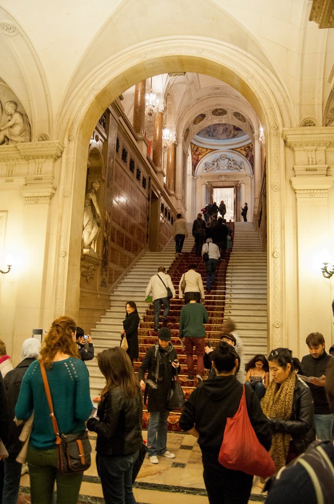 Escalier d'honneur de l'Hôtel de Ville de Paris (JEP 2013).