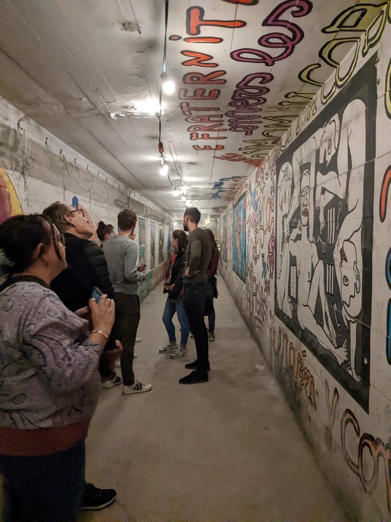 Visite du tunnel menant à l'ancienne prison Saint-Paul (Lyon), lors des JEP 2022.