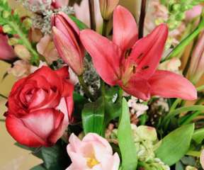 Bouquet de fleur spécial Saint-Valentin
