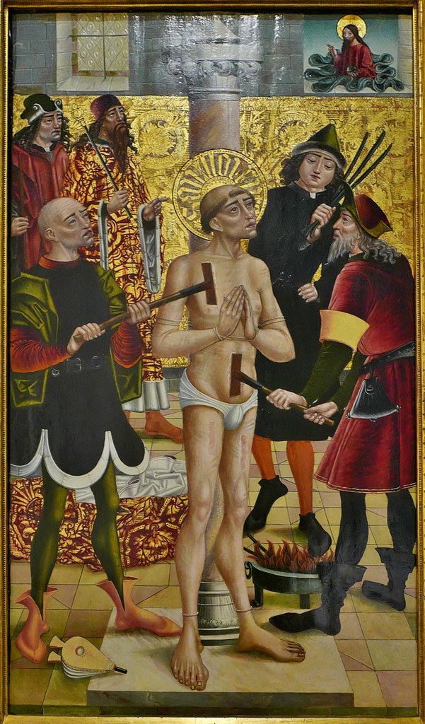 Martyre de saint Laurent (1475).