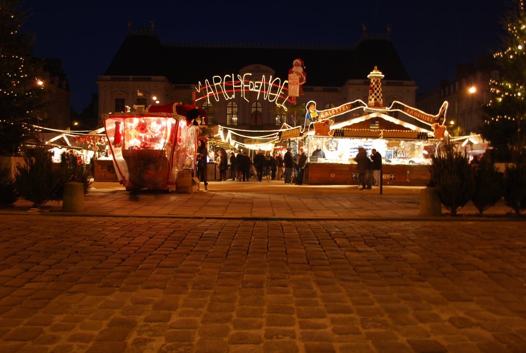 Marché de Noël à Rennes, Place du Parlement