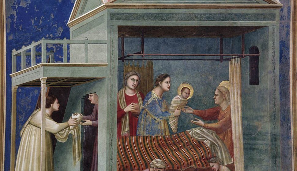 Naissance de la Vierge Marie par Giotto