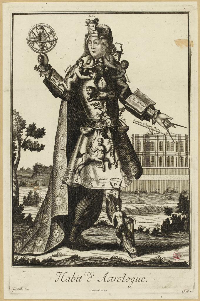 L'habit d'astrologue, par Gérard Valk (XVIIe siècle).