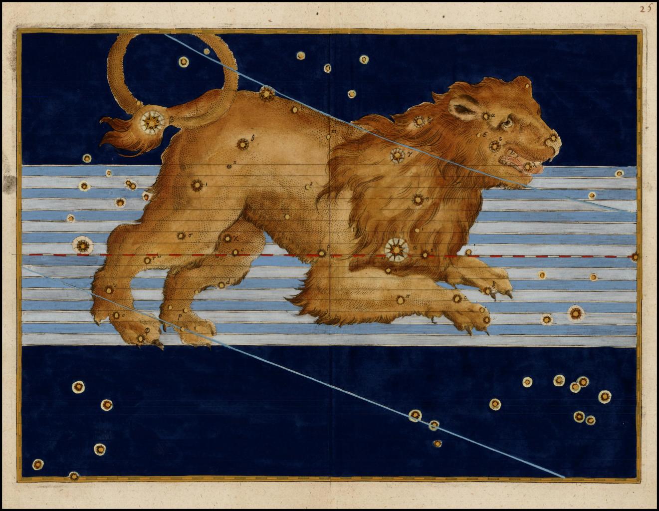 Le signe du Lion par Johann Bayer.