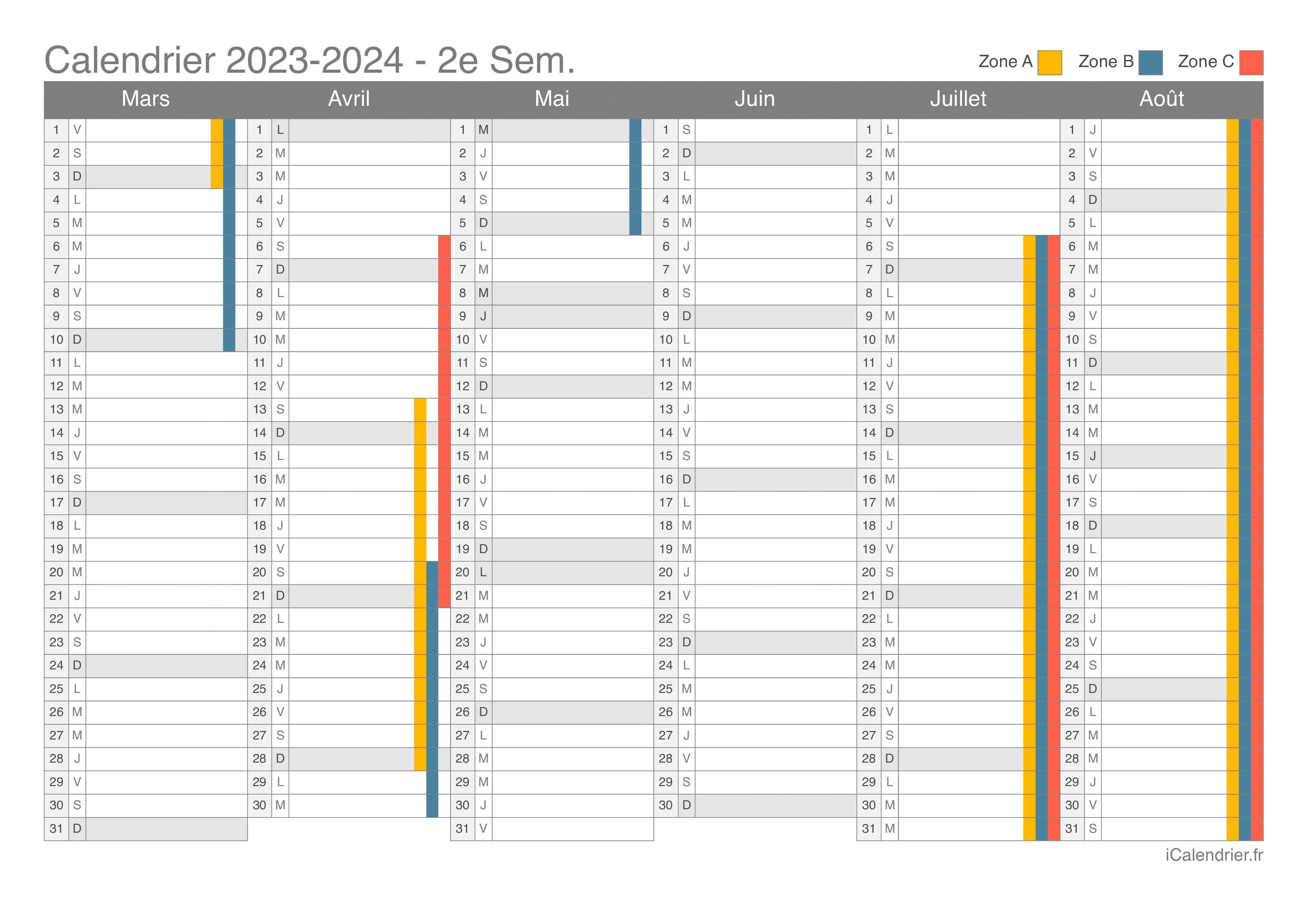 Vacances scolaires 20232024 Dates et calendrier