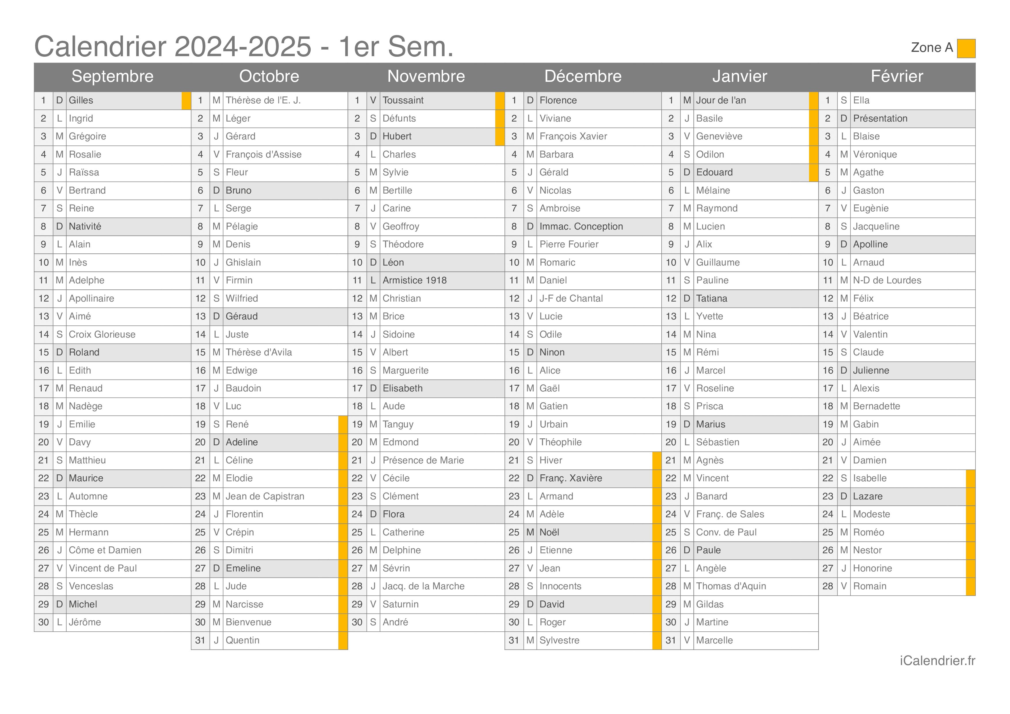 Vacances scolaires 20242025 Dates et calendrier