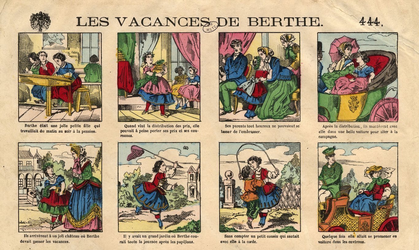 Les Vacances de Berthe (extrait). Date inconnue (entre 1796 et 1920)