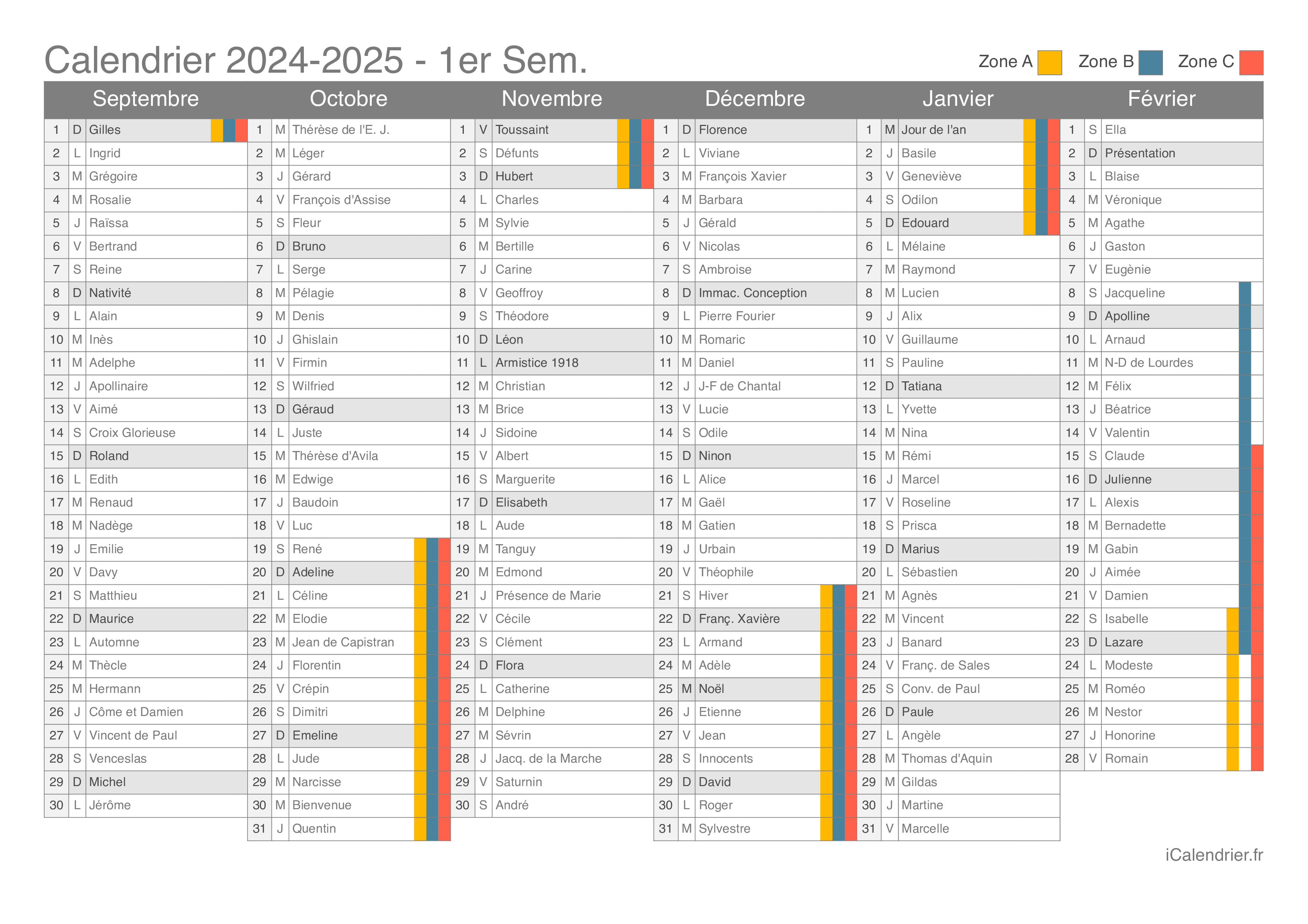 Vacances Scolaires 2024 2025 Dates Et Calendrier Icalendrier Images 